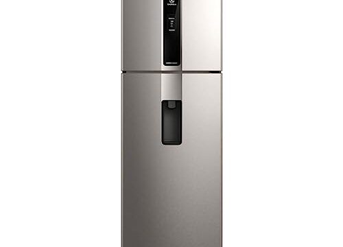 Geladeira Electrolux Frost Free Duplex Efficient com Autosense Inox Look 389L (IW43S) 127V