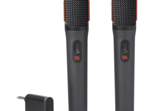 JBL, Par de Microfone Sem Fio, JBL PartyBox Wireless Mic - Preto