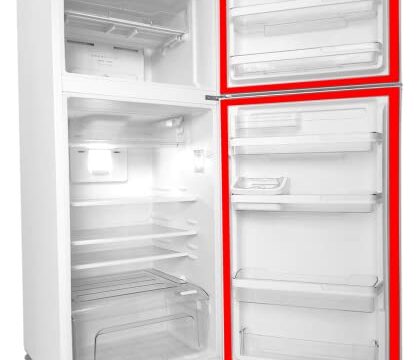 Jogo Borracha Gaxeta Geladeira Porta E Freezer Para Electrolux Modelo DF42 (Cinza, 58x116)