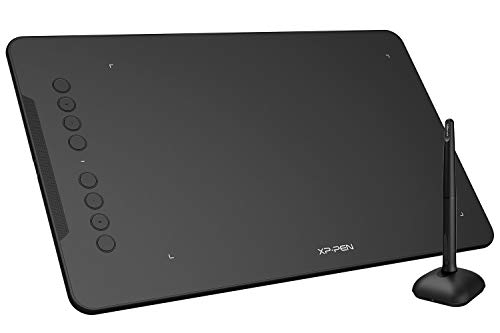 Mesa Digitalizadora XP-PEN Deco01 V2 para desenho gráfico com caneta sem bateria suportam Windows, Mac e Android
