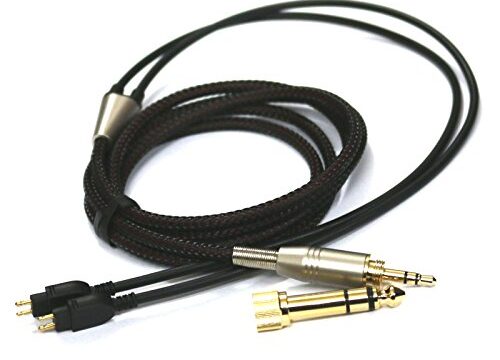 NewFantasia – Cabo de substituição de áudio para Sennheiser HD650, HD600, HD580, HD660S, Fones de ouvido Massdrop HD6XX 1,2 metros/1,5 metros/2 metros/3 metros, the same as our picture show, 1.2m
