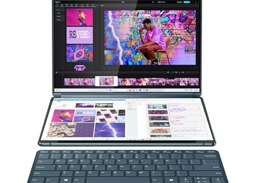 Notebook Lenovo Yoga Book 9 Intel Core Ultra 7 16GB 512GB 13" Dual Display W11 Home 83FF0032BR