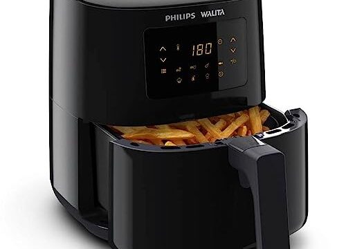 Philips Walita RI9252/91 Série 3000 - Fritadeira Airfryer Digital, 4.1L de capacidade, 127V, 1400W, Preta