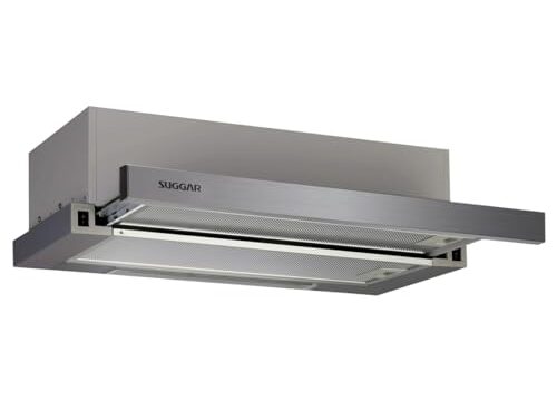 SUGGAR DEPURADOR DE AR SLIM DE EMBUTIR 60CM FRONTAL INOX 110V DE61IX