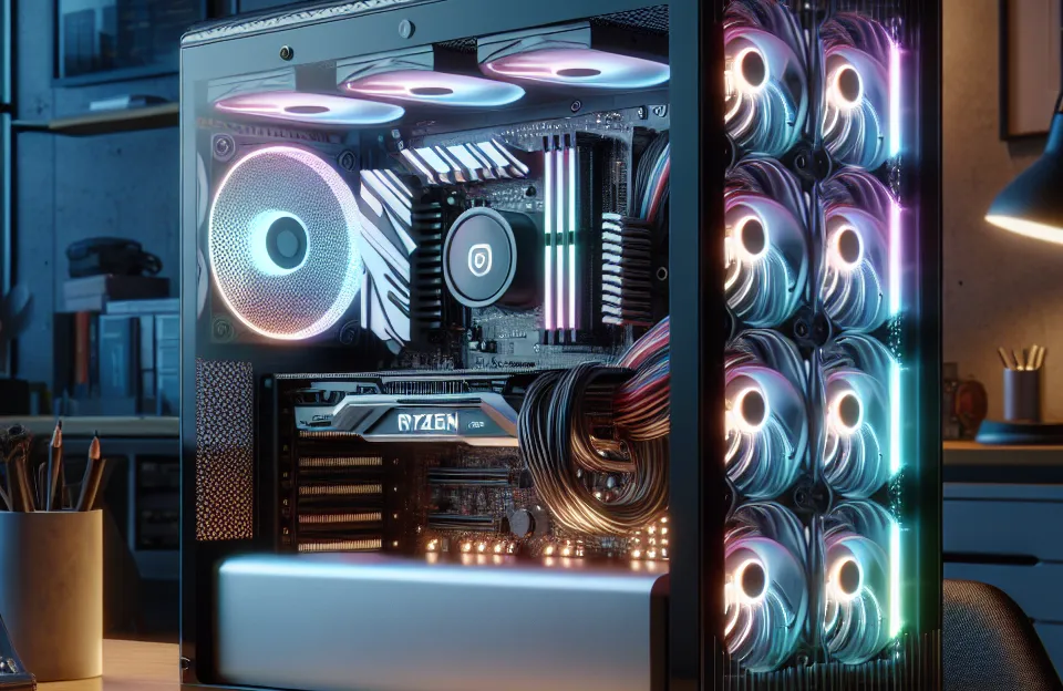Monte seu PC: Ryzen 5 3400G, Integrada Vega, 16GB, SSD 480GB