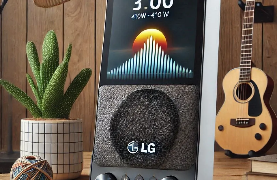 Caixa de Som Acústica LG Xboom RNC9 Bluetooth Rádio 410W