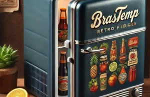Frigobar Brastemp Retrô 76 Litros Midnight Blue - Estilo e Funcionalidade