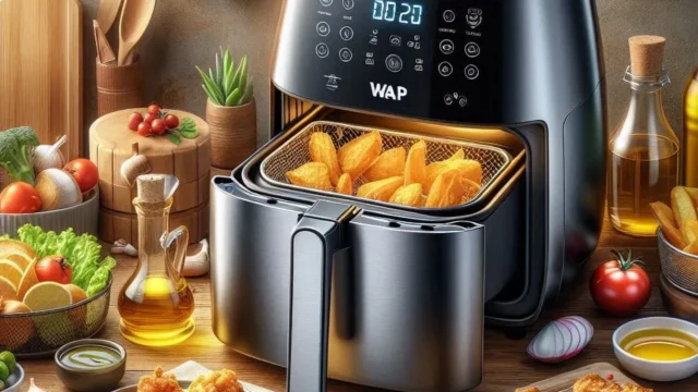 WAP Fritadeira Elétrica Air Fryer OVEN DIGITAL 12 Litros, Revestimento Antiaderente, 10 Funções, 1800W