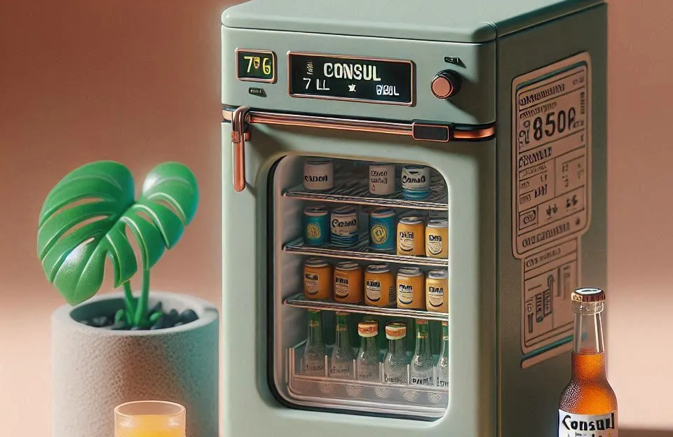 Frigobar Consul 76 L CRC08CBBNA - Compacto e Funcional