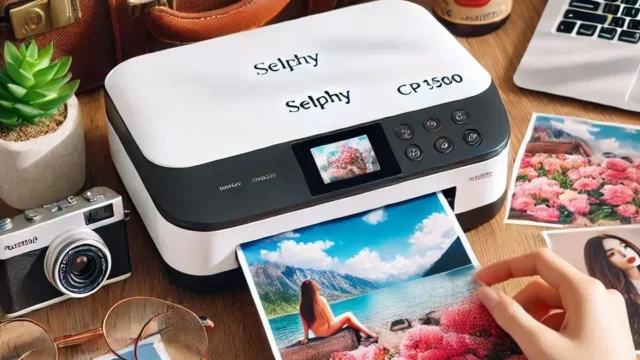 Impressora SELPHY CP1500: Portátil e Eficiente para Fotos de Qualidade