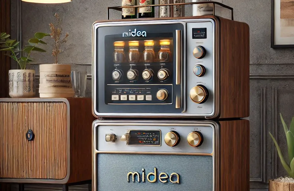 Frigobar Retrô 95L Midea MRV10V1: Estilo e Funcionalidade