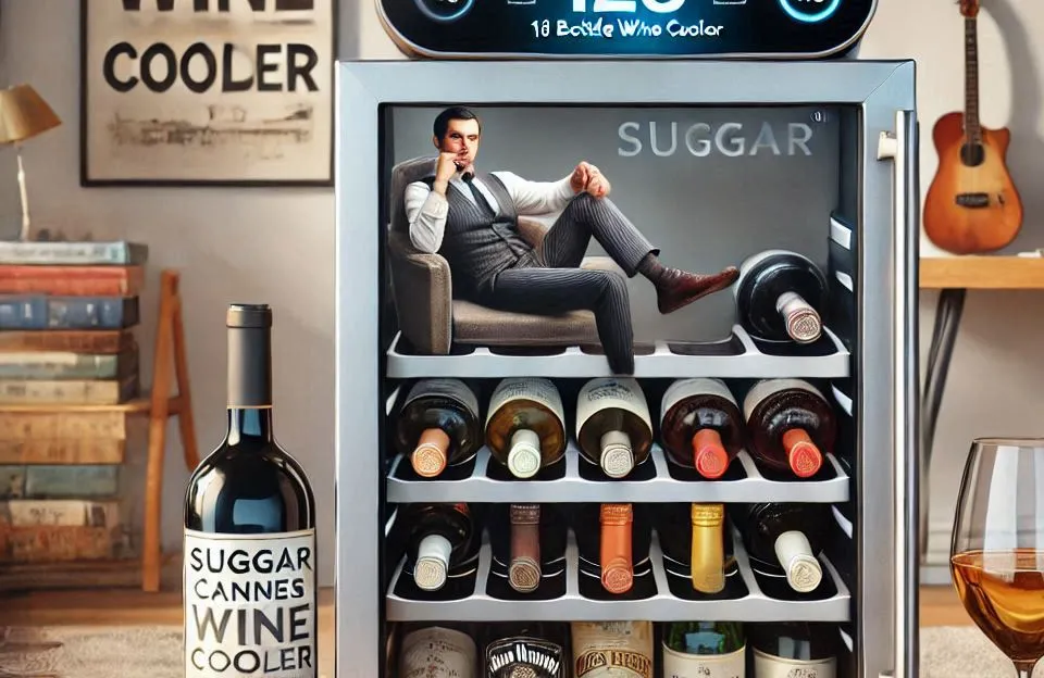 SUGGAR Adega Climatizada Cannes 18 Garrafas com Painel Touch