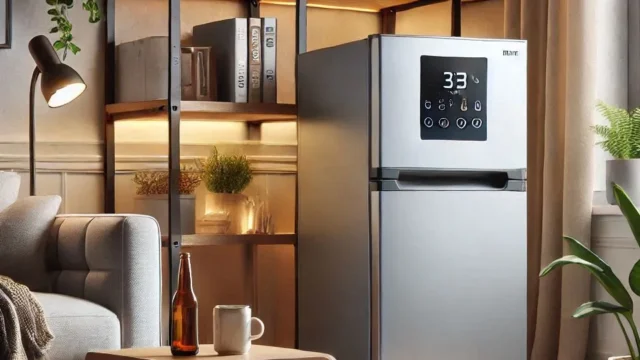 Frigobar 93L INOX 220V Midea: Eficiência e Design Compacto