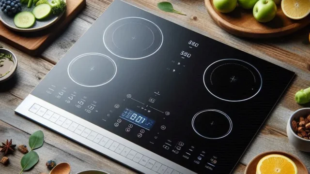 Cooktop de Indução 4 Zonas com Função Turbo e Painel Touch