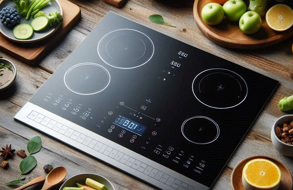 Cooktop de Indução 4 Zonas com Função Turbo e Painel Touch