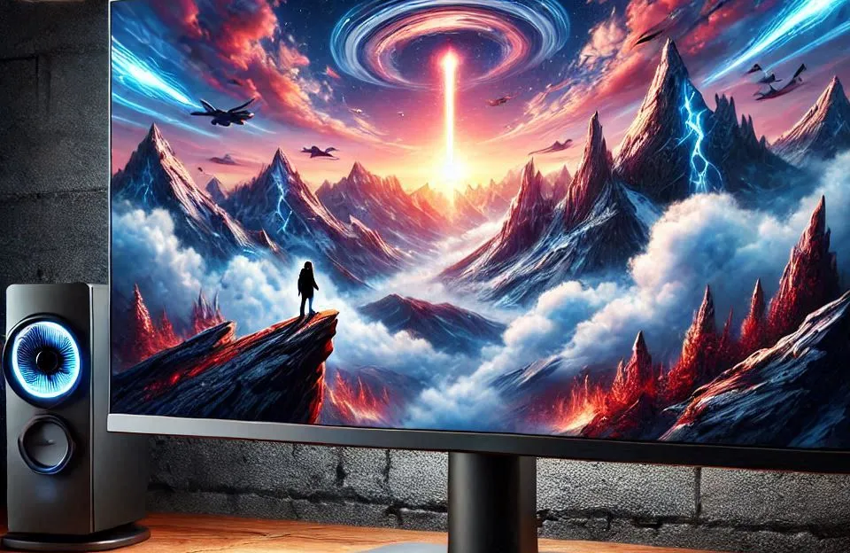 Monitor Gamer PCYES Quartzo Q10 23.8" Full HD 75Hz 5ms HDMI FreeSync