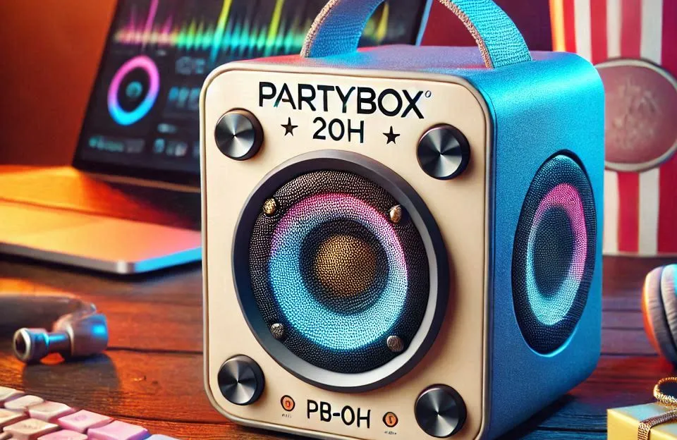 Caixa de Som PartyBox AIWA PB-06 Bluetooth 20H RGB USB TWS