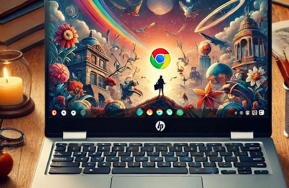 HP Laptop Chromebook: Tela de 14", Celeron N4120, 4 GB RAM e Chrome OS