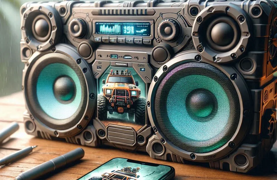 Caixa de Som Boombox Plus AIWA BBS-01-BG: Potência e Durabilidade em Um Só Produto