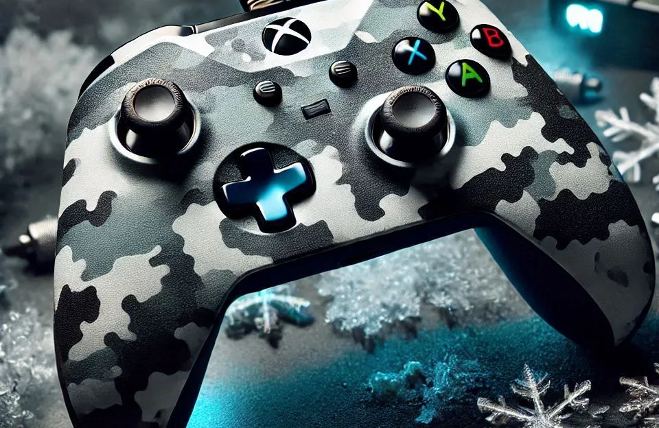 Controle Sem Fio Xbox - Arctic Camo: Funcionalidade e Estilo