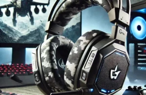 Headset Gamer GXT 322W Carus Snow Camo - Ideal para Todas as Plataformas