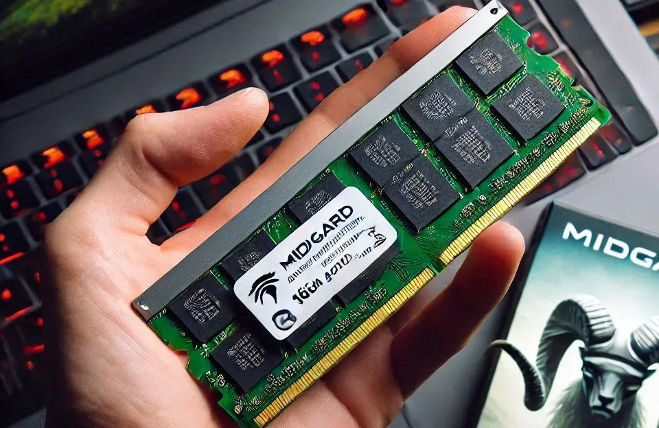 Memoria Midgard 16GB DDR5 SODIMM 4800MHz CL40 Para Notebooks