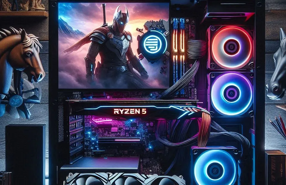 Monte seu PC: Ryzen 5 8500G, RX 6650 XT, 16GB, SSD 480GB