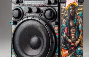 Caixa de Som Boombox Plus AIWA BBS-01-B: Potência e Durabilidade