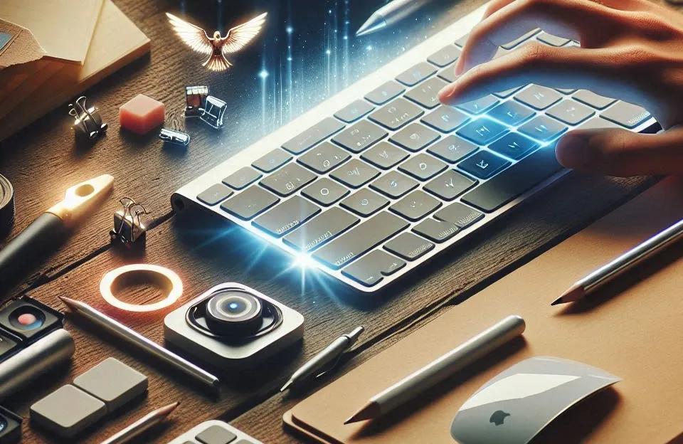 Magic Keyboard com Touch ID e Teclado Numérico: Ideal para Macs com Chip Apple