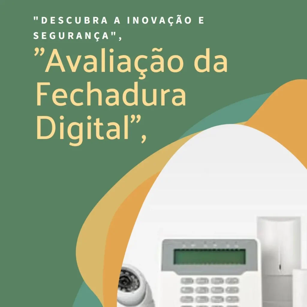 Fechadura Digital de Sobrepor com Senha ou Tag - Alta Segurança