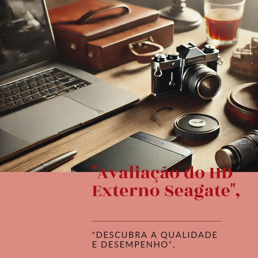 HD Externo Seagate 4TB: Alta Capacidade e Portabilidade