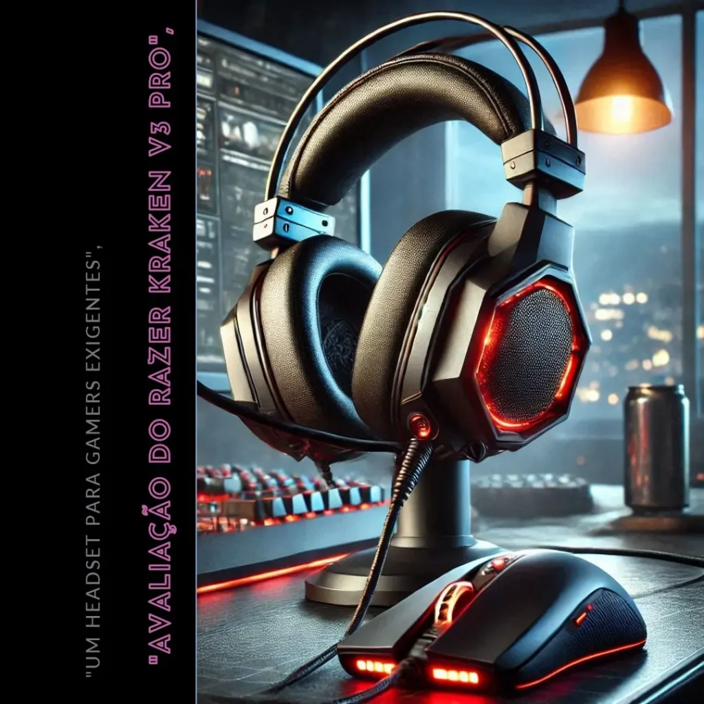 Fone de Ouvido Razer Kraken V3 Pro HyperSense: Imersão Total em Seus Jogos