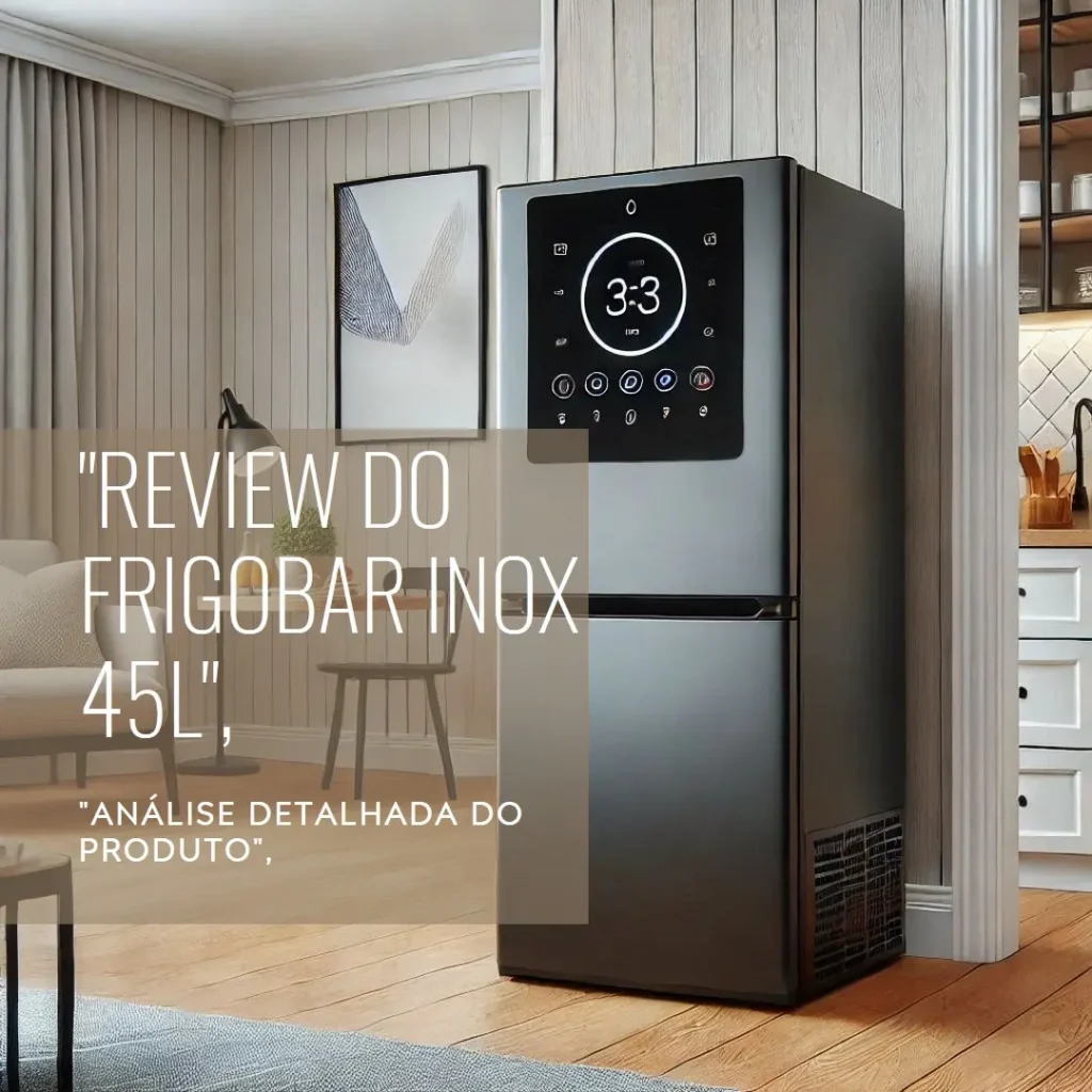 Frigobar 45L INOX 127V Midea: Compacto e Econômico para o Dia a Dia