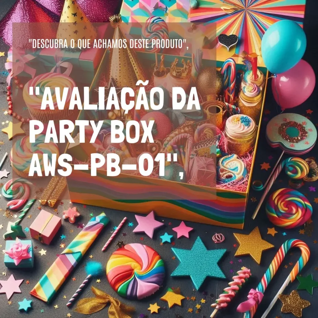 PARTY BOX AWS-PB-01: Potência e Portabilidade em Uma Só Caixa