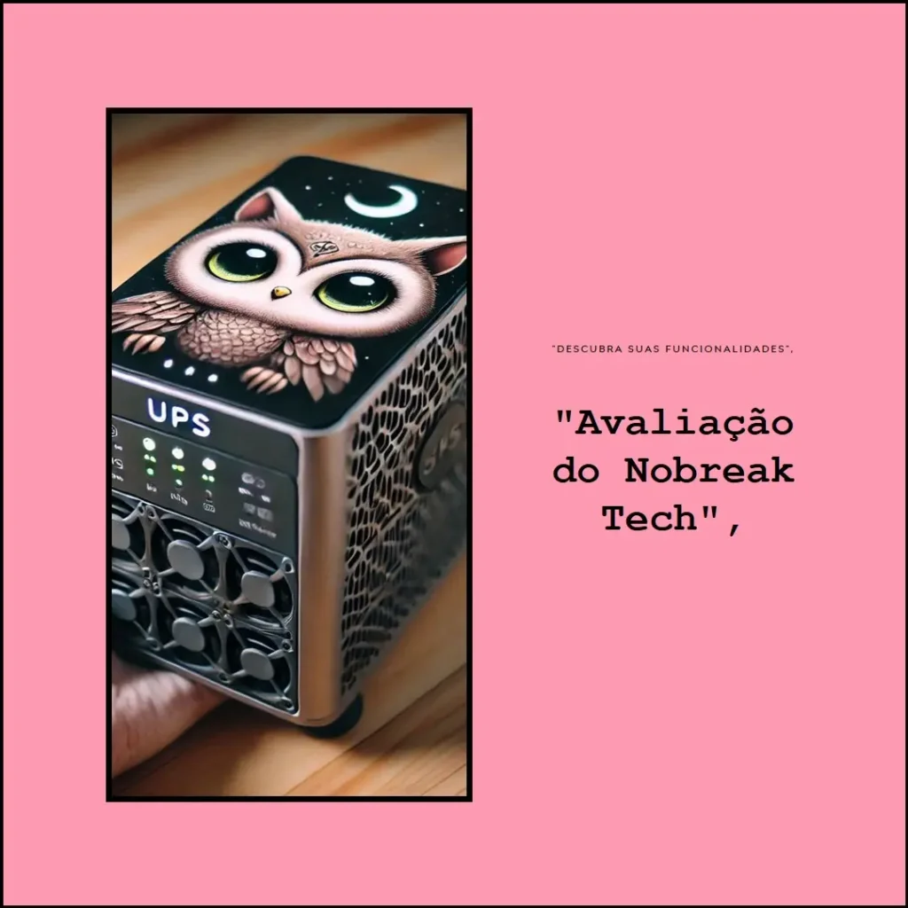 NOBREAK TECH 1400 VA LINE INTERACTIVE SMS - Bivolt com Saída 220V