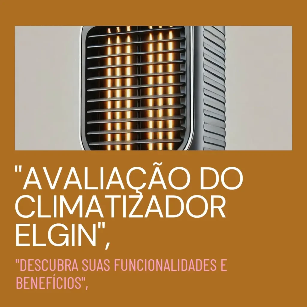 Climatizador de Ar Portátil FCE 3 em 1 Elgin 7,5 Litros: Climatiza, Ventila e Ioniza o Ar
