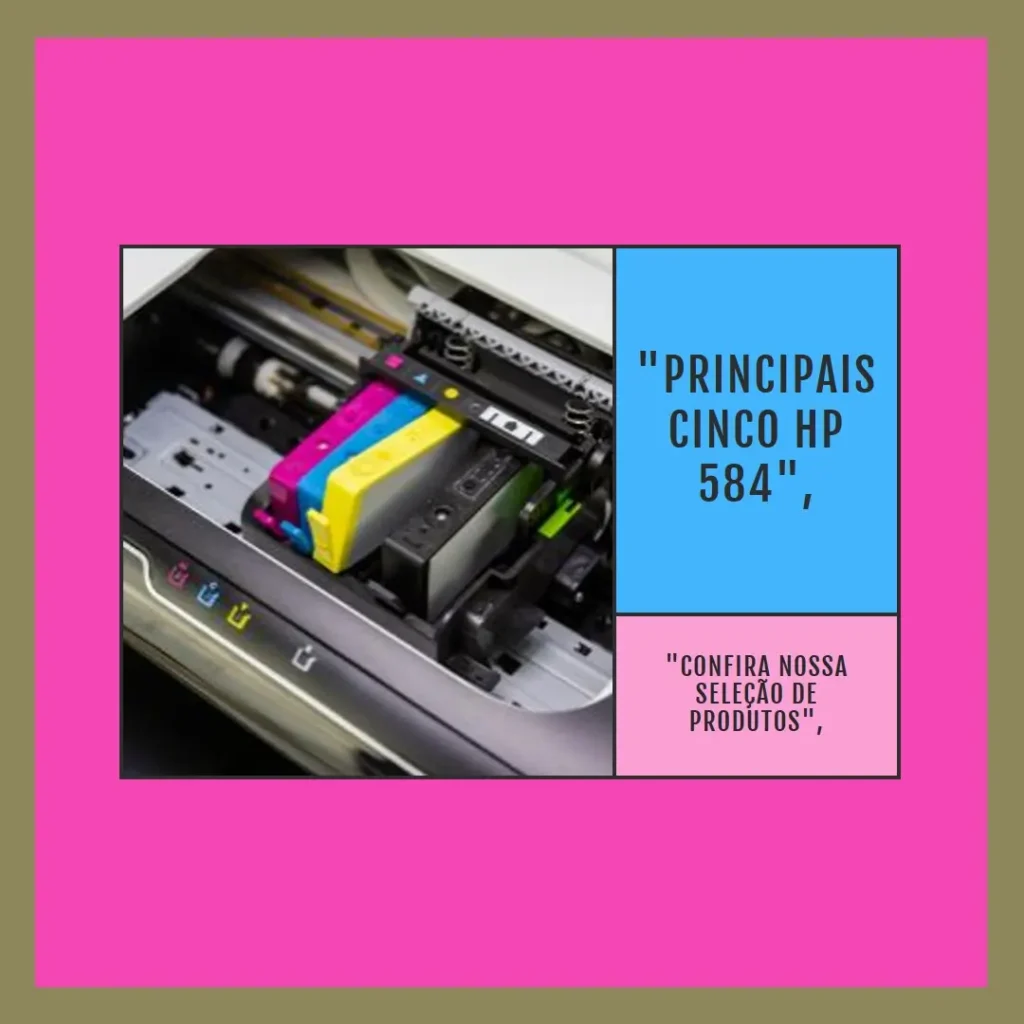 Principais Cinco HP 584 smart tank