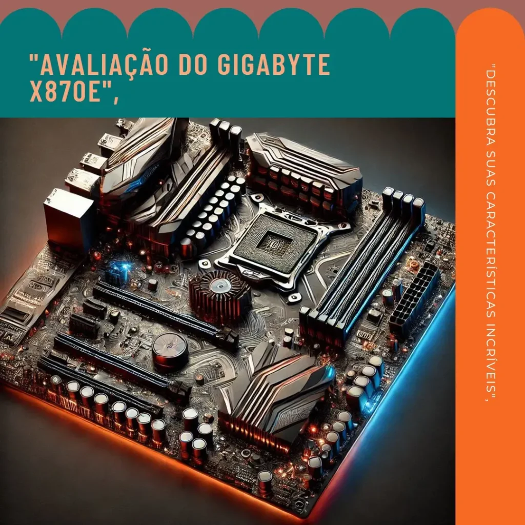 Placa-Mãe GIGABYTE X870E AORUS PRO ICE: Desempenho de Última Geração