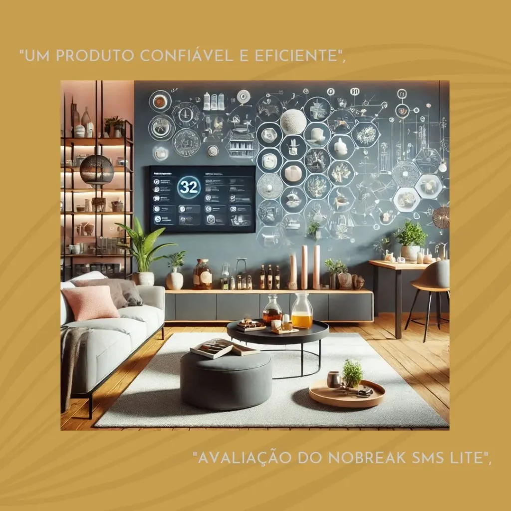 Nobreak SMS Lite 1200 VA Line Interactive – Alta Proteção e Eficiência