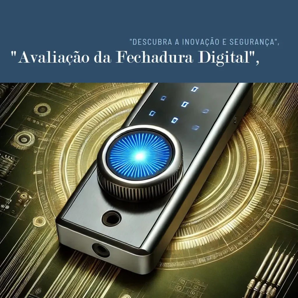 Fechadura Digital Papaiz Smart Lock SL 100 Preta: Segurança e Tecnologia em um Só Produto