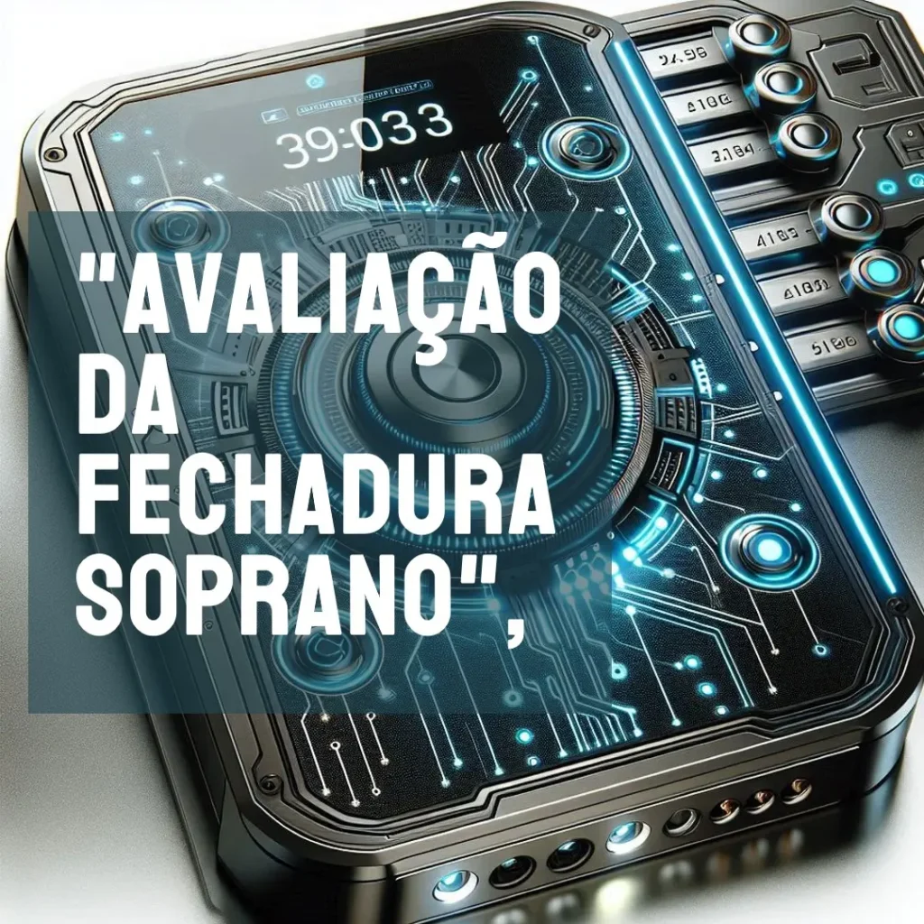 Fechadura Digital de Sobrepor Uso Externo PRE SENHA FSP100 Soprano