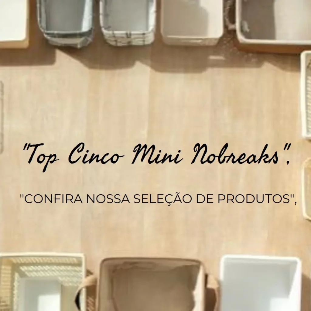 Top Cinco mini nobreak