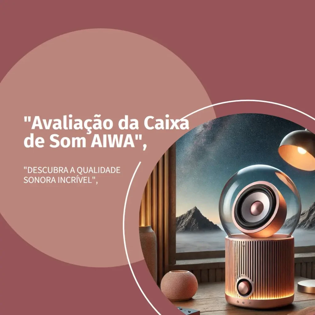 Caixa de Som PartyBox AIWA PB-05 Bluetooth 20H RGB USB TWS