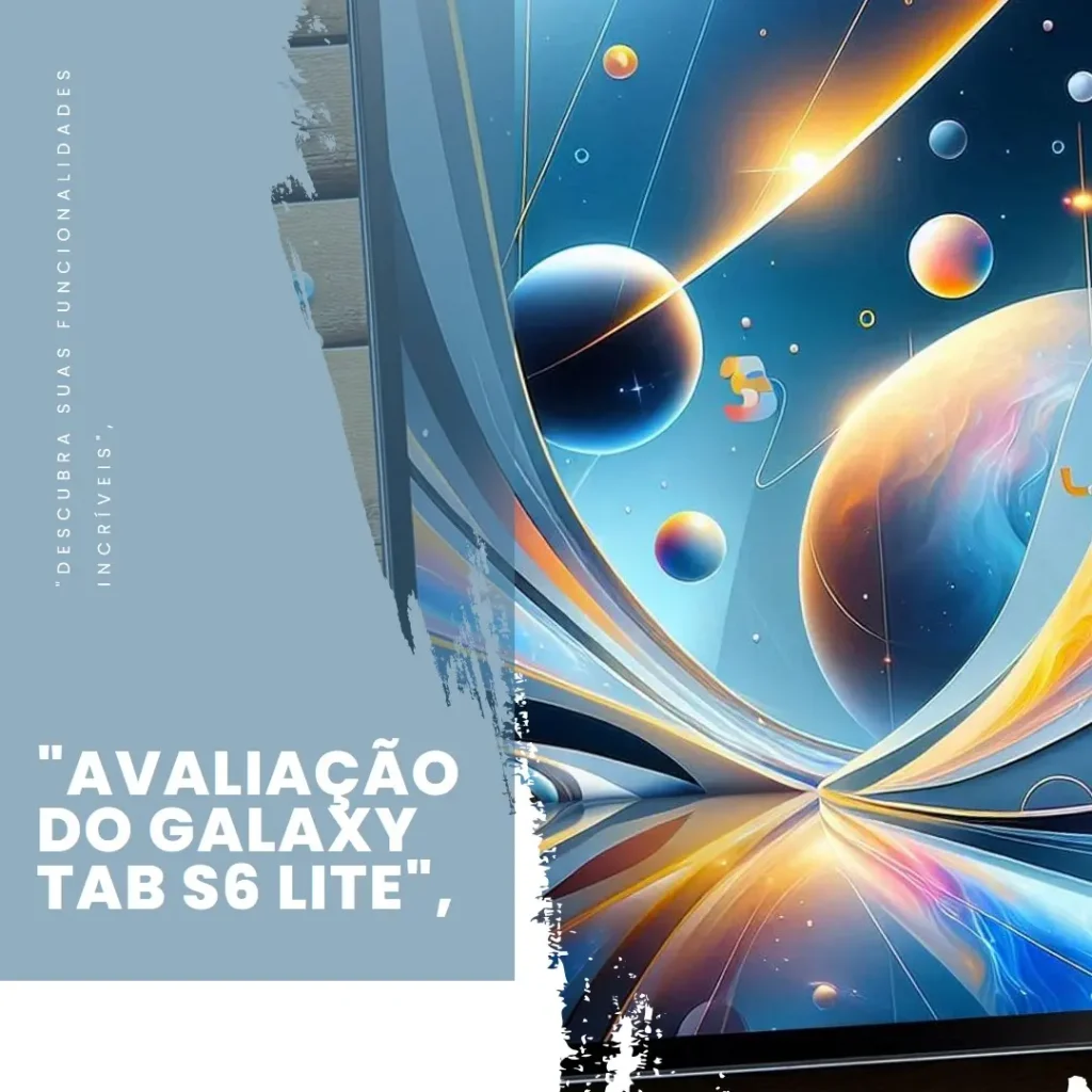 Tablet Samsung Galaxy Tab S6 Lite: Um Novo Padrão em Portabilidade