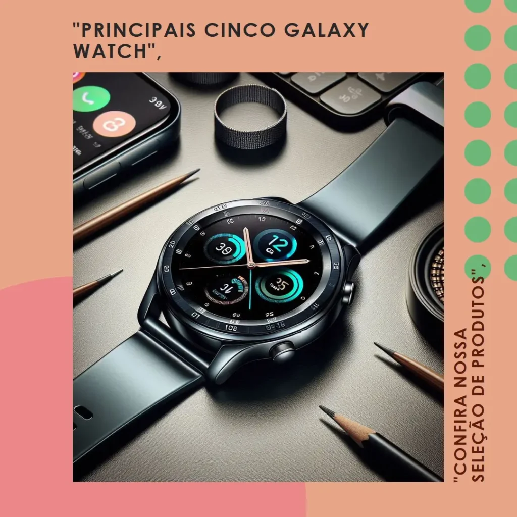 Principais Cinco Galaxy watch 7 e ultra