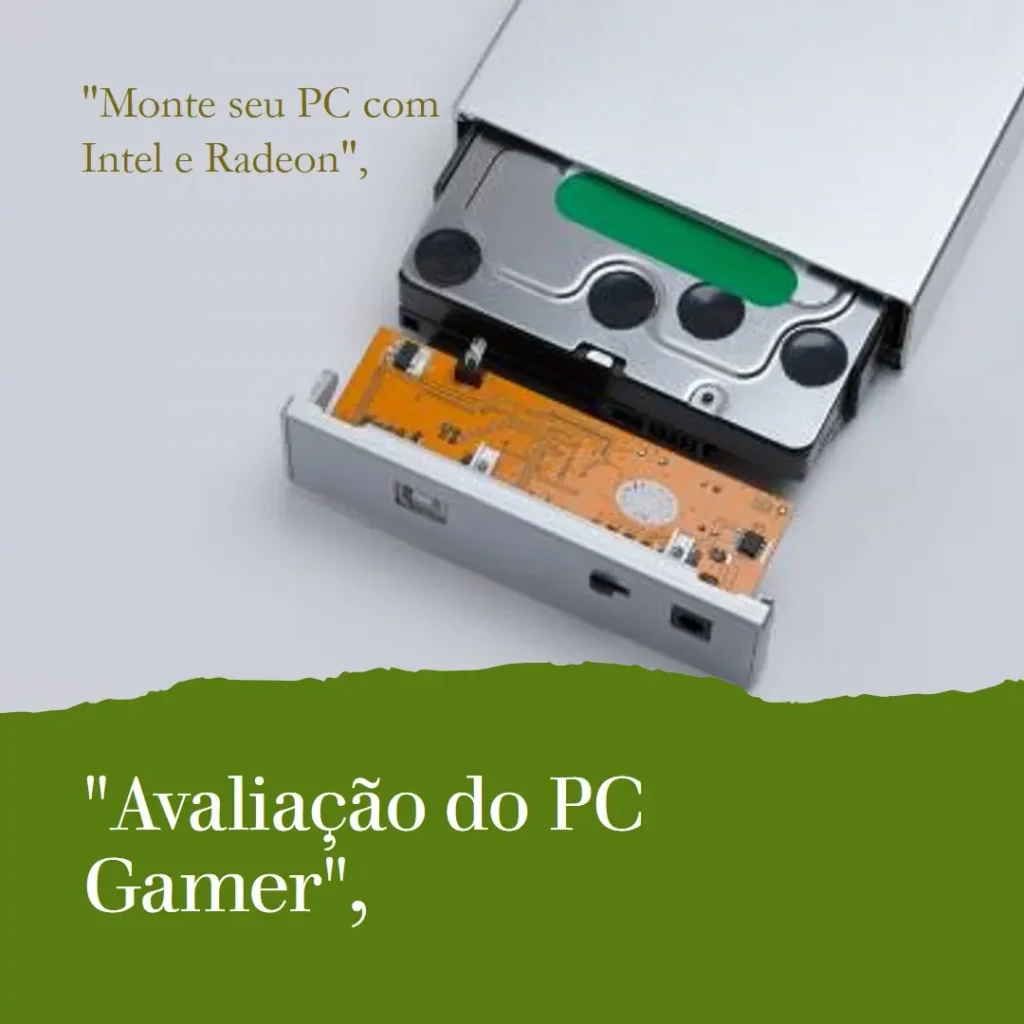 Monte seu PC: Intel Core i5, Radeon RX 550, 8GB, 240GB SSD