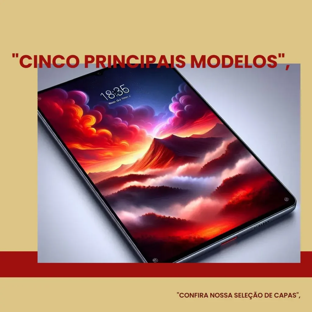 Cinco Principais Modelos de Redmi pad se 8gb 256gb capa