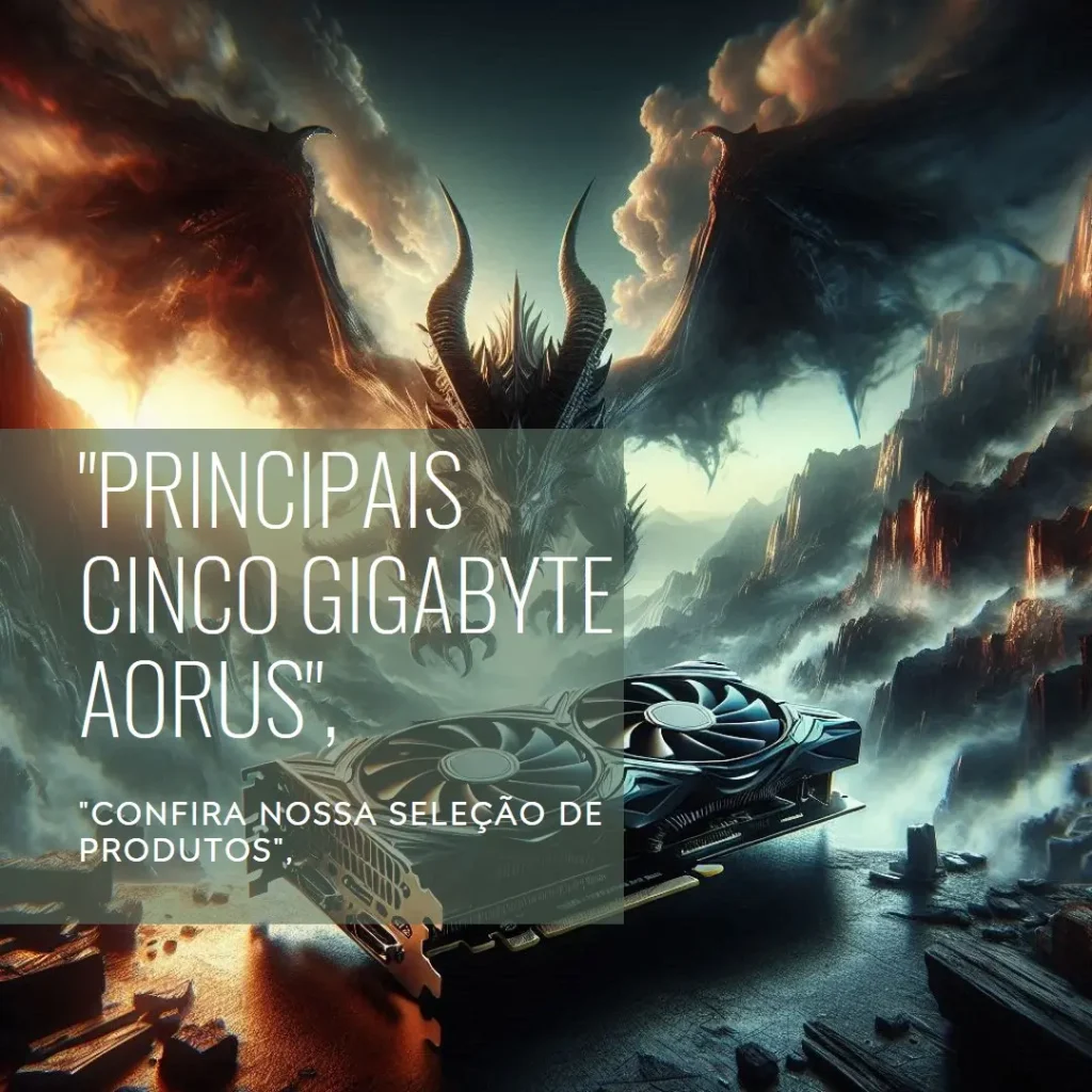 Principais Cinco Gigabyte Aorus Geforce RTX 4070 ti master