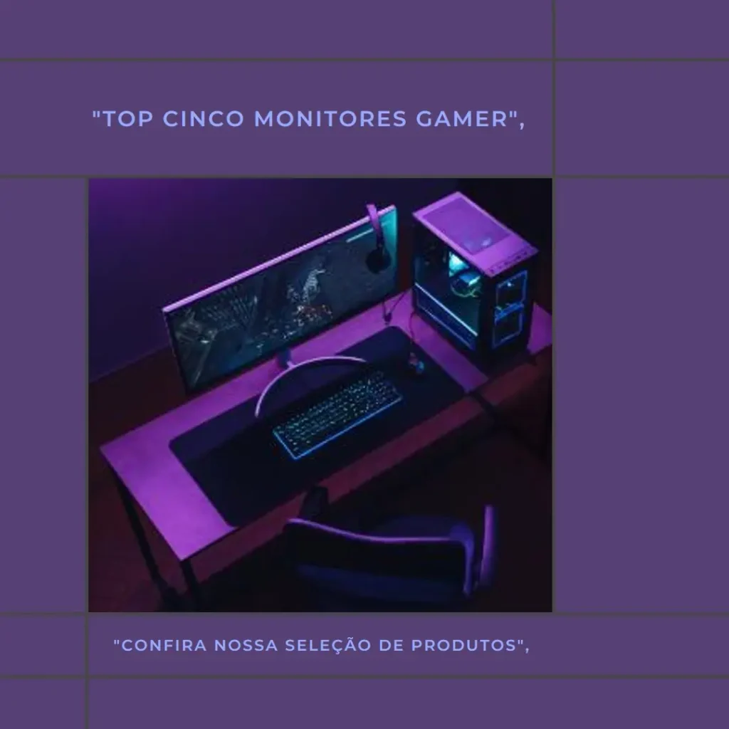 Top Cinco monitor gamer 24” t350