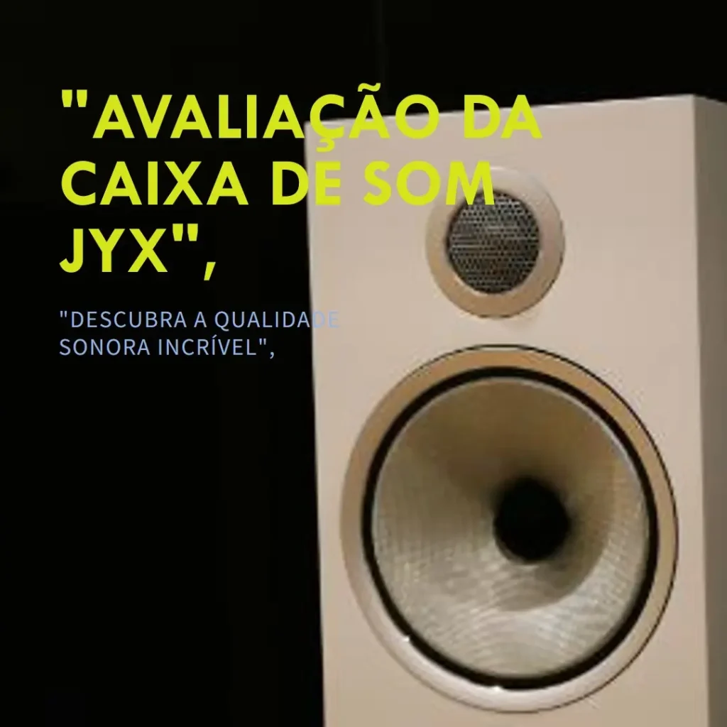 JYX Caixa de Som Bluetooth: Perfeita para Karaoke e Festas
